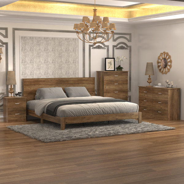 Picture of Wade Logan® Allyannah 4 Pieces Bedroom Set & Reviews | Wayfair